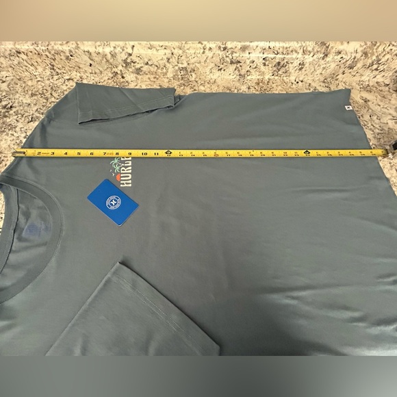 NWT Hurley Graphic Tee Double Palms Hypnotic Blue Gray Size XL - Picture 12 of 12